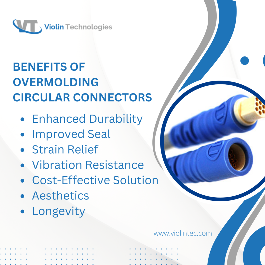 Overmolding Circular Connectors In Cable Assemblies