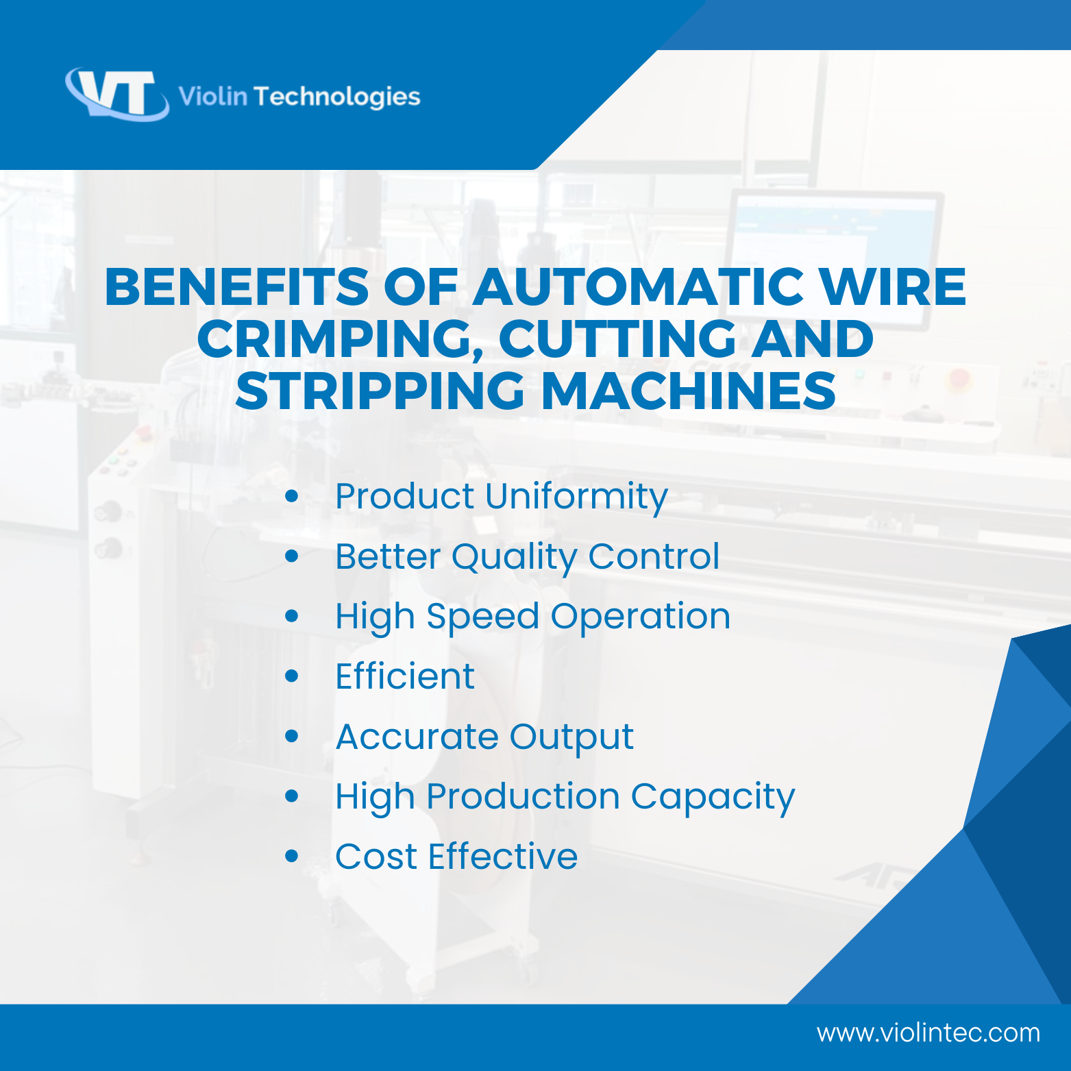 Benefits of automated wire crimping, cutting and stripping machines