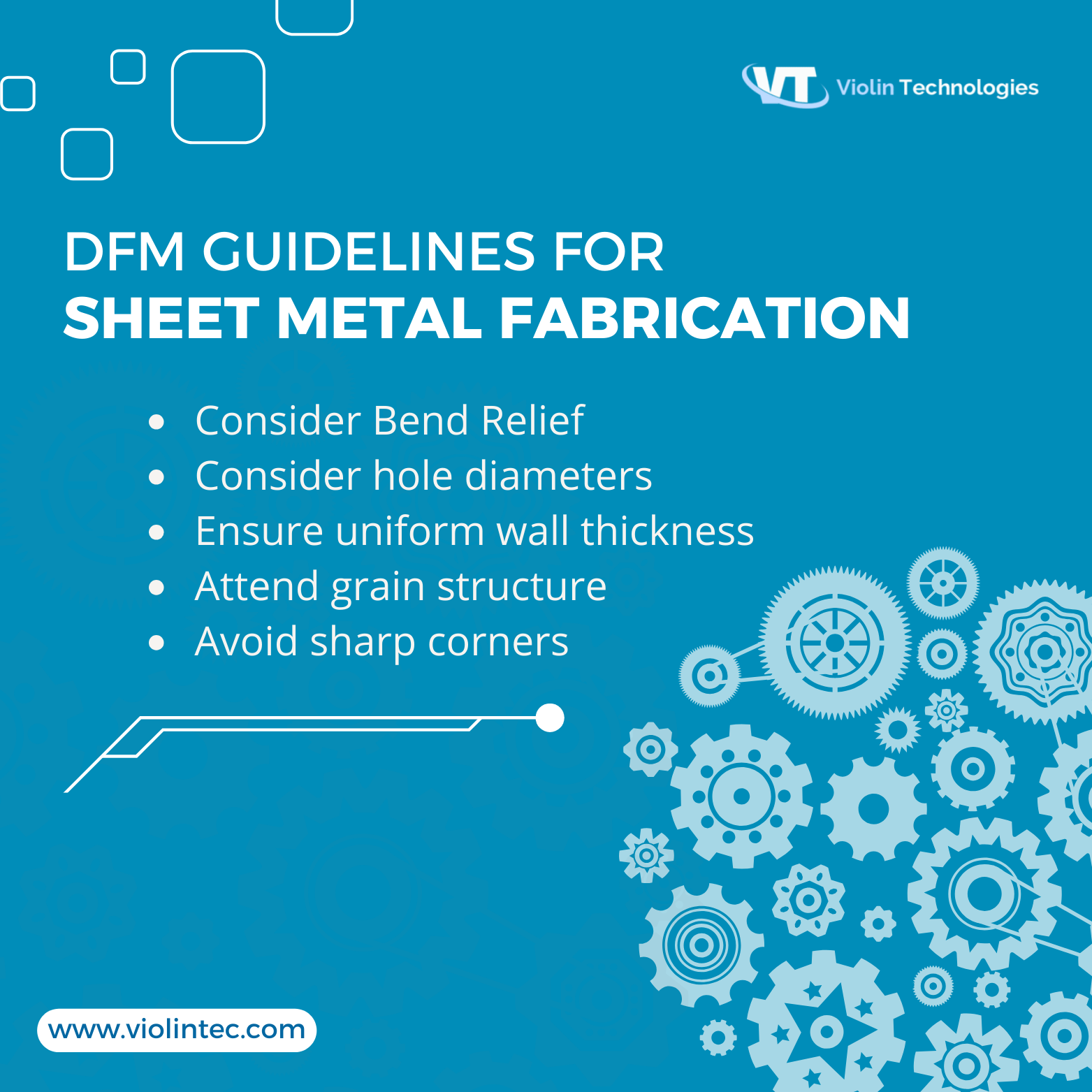 DFM Guidelines for Sheet metal fabrication 