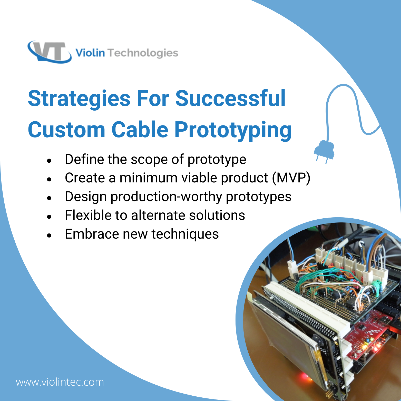 Strategies for successful custom cable prototyping