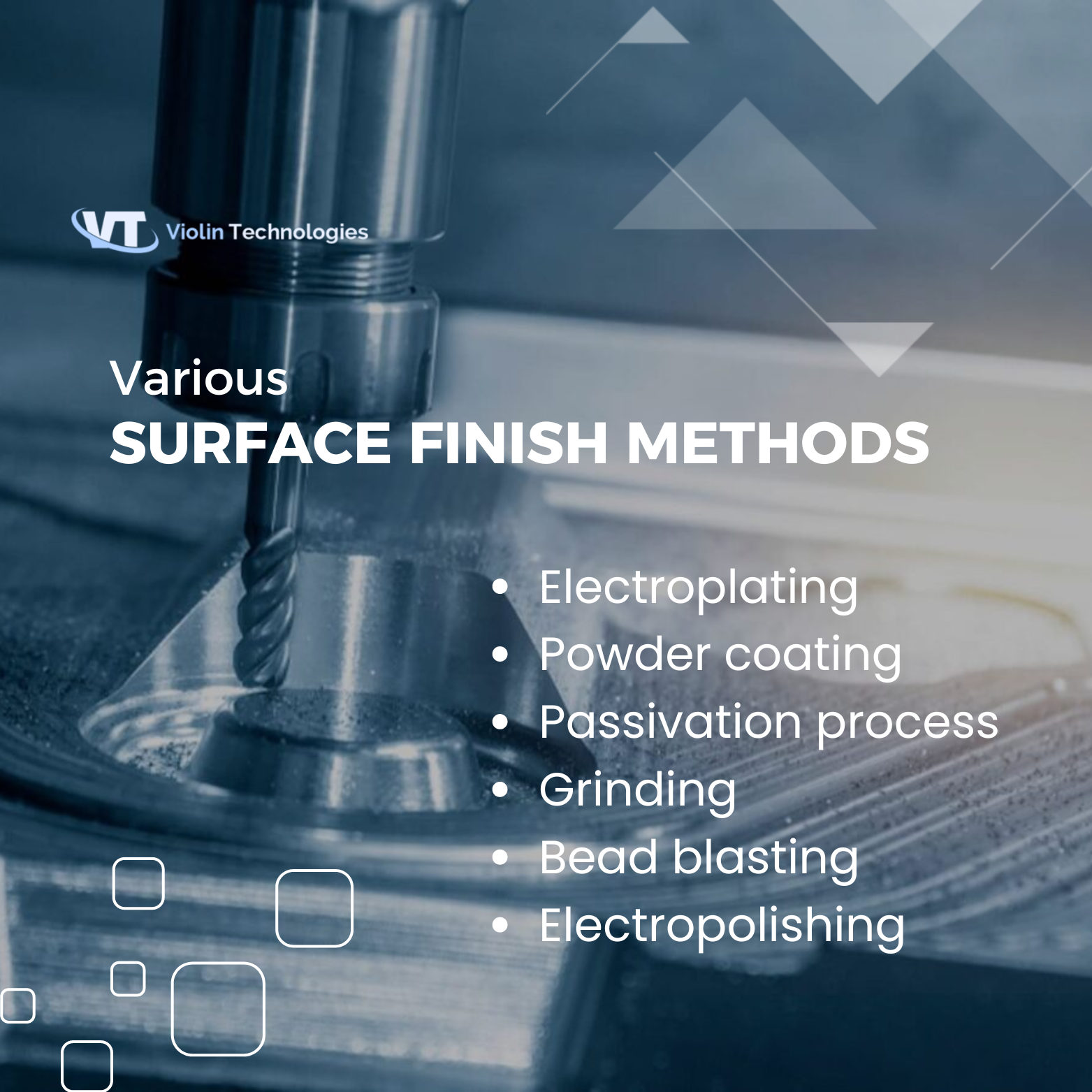 Various Surface Finish Methods