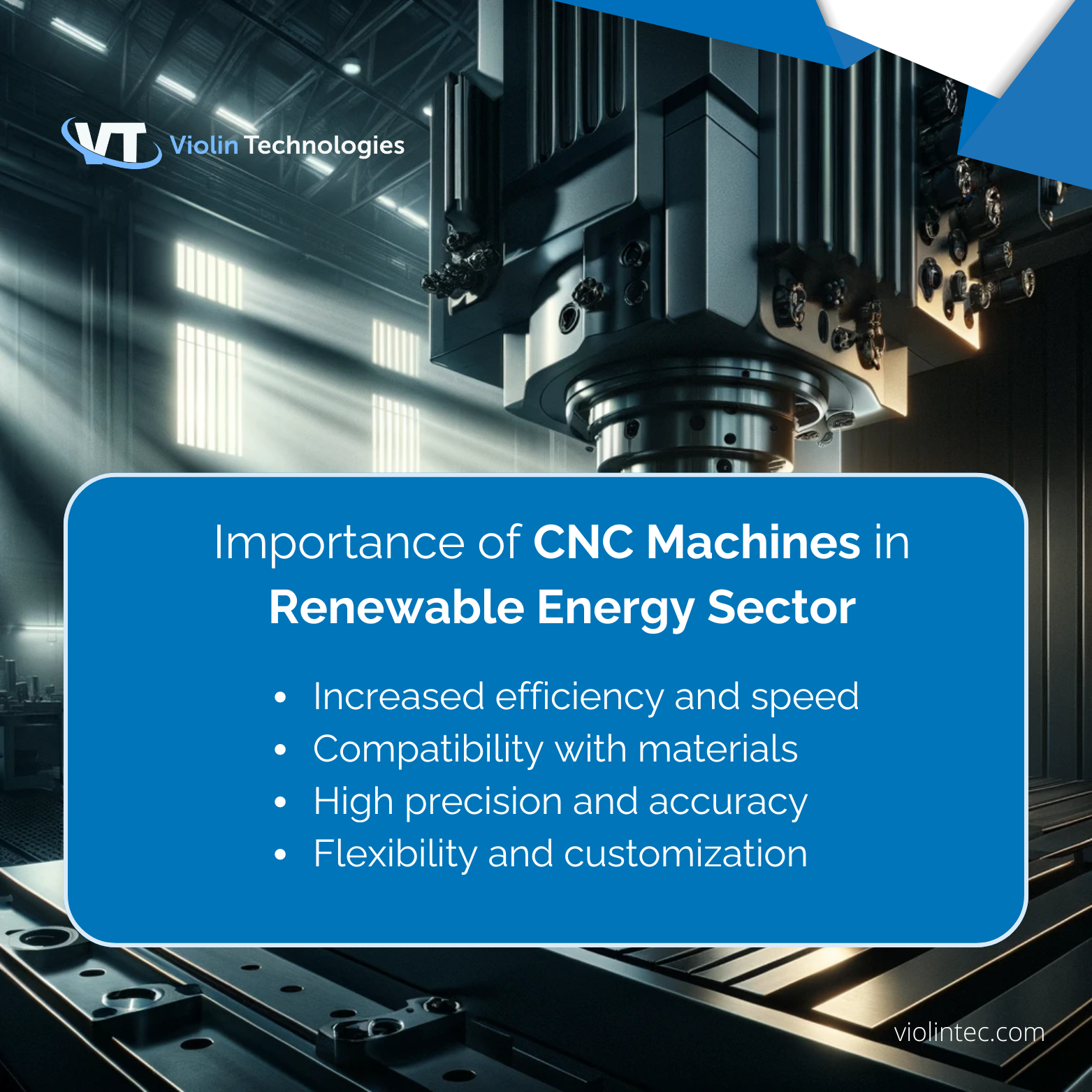 Importance of CNC Machines in Renewable Energy Sector