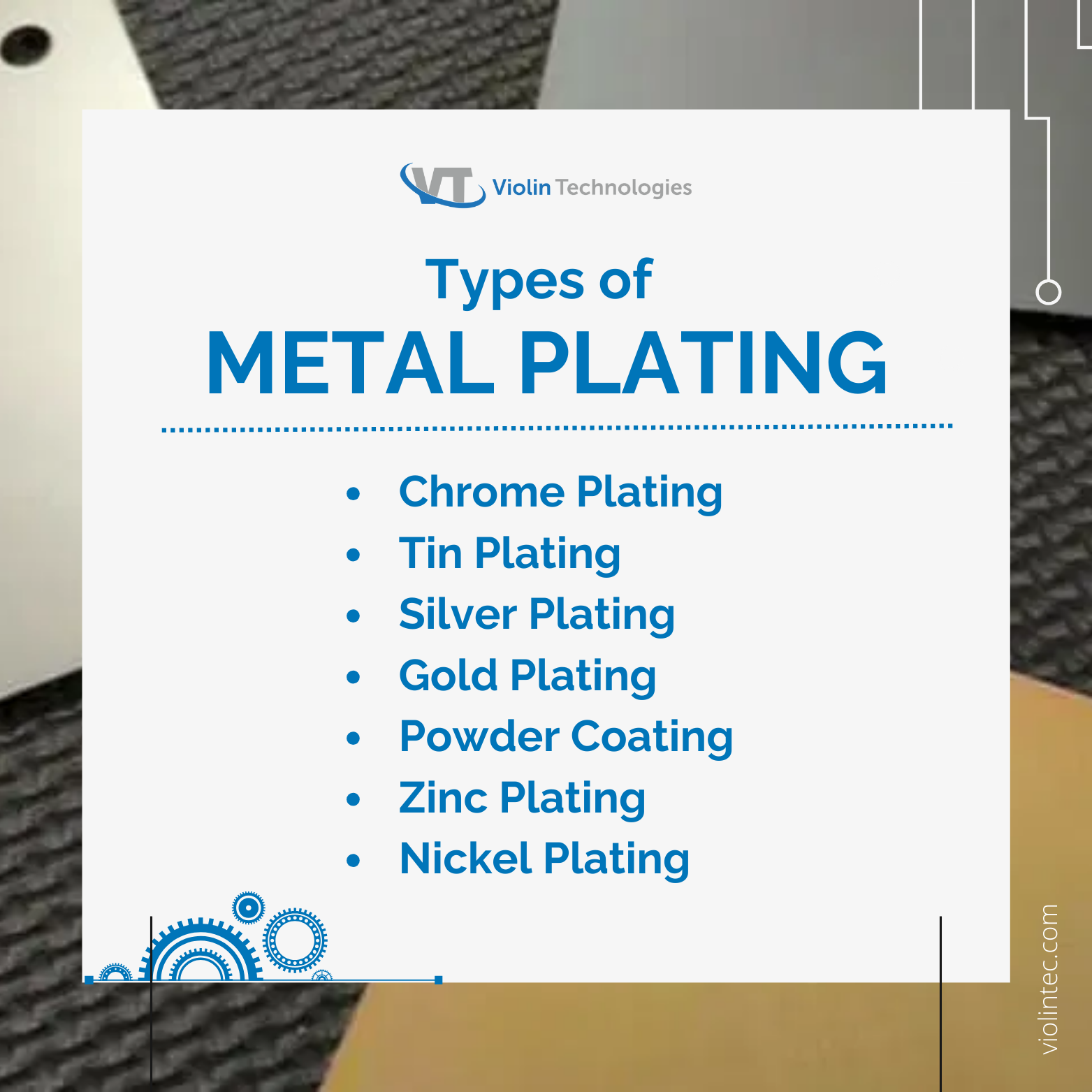 Types of Sheet Metal Plating 