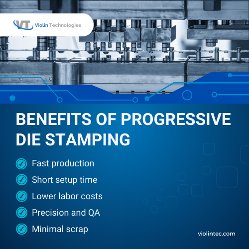 Benefits Of Progressive die stamping