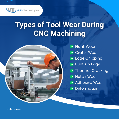 Types of Tool Wear In CNC Machining